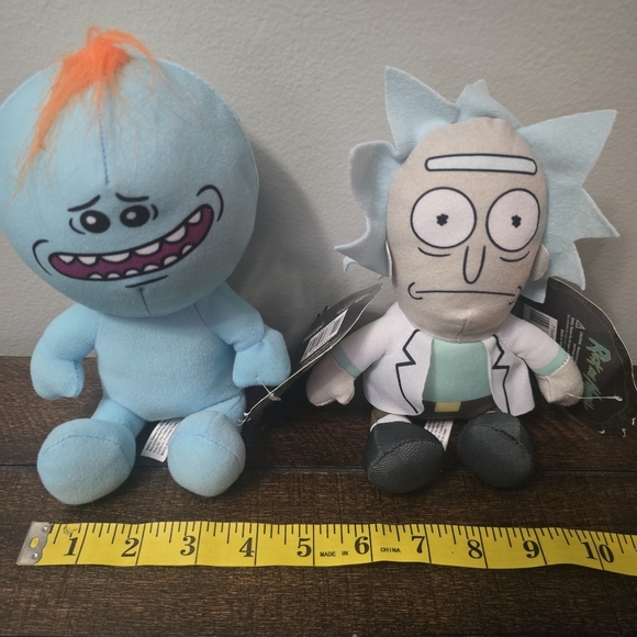 Two Rick And Morty Sanchez Mr Meeseeks Adult Swim Plush Toy Factory - Picture 8 of 10